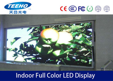 Schermo di visualizzazione di pubblicità dell'interno del LED di colore pieno locativo 1R1G1B P7.62, 1000Hz