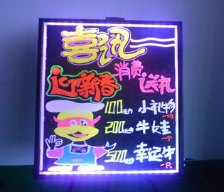 Scrittoi cancellabili intelligenti eccellenti di RGB LED per i menu 80 * 100cm dell'alimento