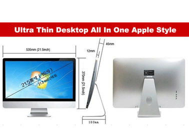 Desktop ultra esile a 18.5 pollici tutto in un computer con Wifi, macchina fotografica di HD, driver di DVD