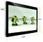 Esposizione LCD del contrassegno di Digital del monitor di Shell del metallo orizzontale a 32 pollici con il vetro temperato
