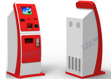 Chiosco rosso bianco di pagamento di Bill, erogatore di vendita della carta di UPS che ettichetta il dispositivo di Volchers di scambio