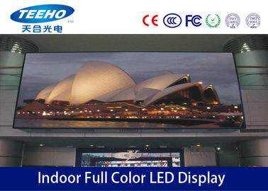 Schermo di visualizzazione di pubblicità dell'interno del LED di colore pieno locativo 1R1G1B P7.62, 1000Hz
