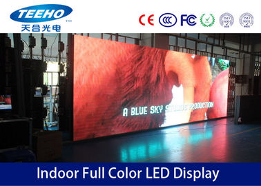 Schermo di visualizzazione di pubblicità dell'interno del LED di colore pieno locativo 1R1G1B P7.62, 1000Hz
