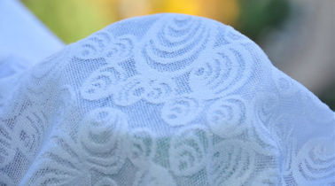 Tessuto bianco del vestito da sposa dal tessuto da arredamento del jacquard,/58